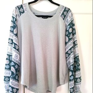 Retro Wrangler Chiffon Long-sleeved